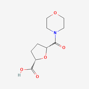(2S,5R)-5-(morpholine-4-carbonyl)oxolane-2-carboxylic acid