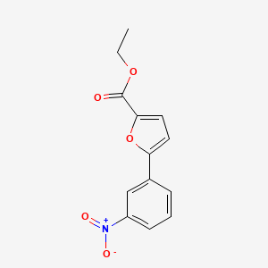 molecular formula C13H11NO5 B2807677 Ethyl 5-(3-nitrophenyl)furan-2-carboxylate CAS No. 630089-95-1
