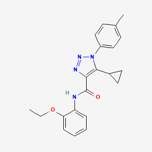 5-cyclopropyl-N-(2-ethoxyphenyl)-1-(p-tolyl)-1H-1,2,3-triazole-4-carboxamide