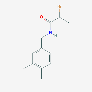 2-Bromo-N-(3,4-dimethylbenzyl)propanamide