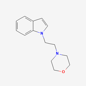 molecular formula C14H18N2O B2807706 4-(2-(1H-Indol-1-yl)ethyl)morpholine CAS No. 72395-48-3