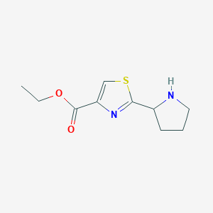 Ethyl 2-(pyrrolidin-2-yl)-1,3-thiazole-4-carboxylate