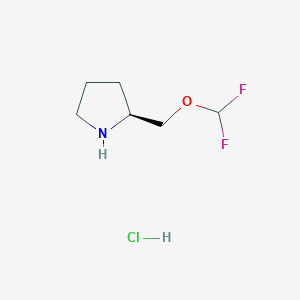 (S)-2-((Difluoromethoxy)methyl)pyrrolidine hcl
