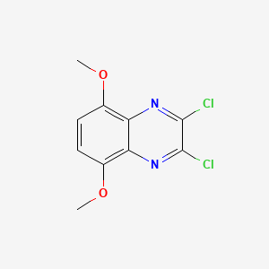 molecular formula C10H8Cl2N2O2 B2807778 2,3-Dichloro-5,8-dimethoxyquinoxaline CAS No. 19506-33-3