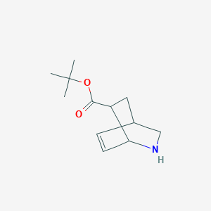 molecular formula C12H19NO2 B2807808 Tert-butyl 2-azabicyclo[2.2.2]oct-7-ene-6-carboxylate CAS No. 2248405-82-3