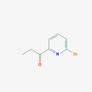 molecular formula C8H8BrNO B2807900 1-(6-Bromopyridin-2-yl)propan-1-one CAS No. 341556-25-0