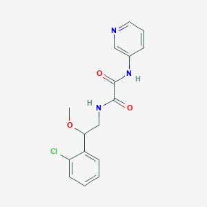 N1-(2-(2-chlorophenyl)-2-methoxyethyl)-N2-(pyridin-3-yl)oxalamide