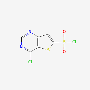 4-Chlorothieno[3,2-d]pyrimidine-6-sulfonyl chloride