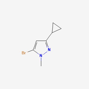 5-Bromo-3-cyclopropyl-1-methyl-1H-pyrazole