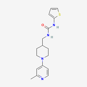1-((1-(2-Methylpyridin-4-yl)piperidin-4-yl)methyl)-3-(thiophen-2-yl)urea