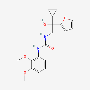 1-(2-Cyclopropyl-2-(furan-2-yl)-2-hydroxyethyl)-3-(2,3-dimethoxyphenyl)urea