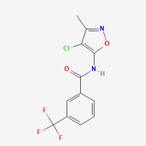 N-(4-chloro-3-methyl-5-isoxazolyl)-3-(trifluoromethyl)benzenecarboxamide