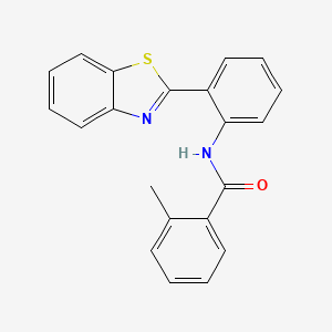 N-[2-(1,3-benzothiazol-2-yl)phenyl]-2-methylbenzamide