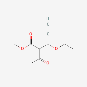 Methyl 2-acetyl-3-ethoxypent-4-ynoate