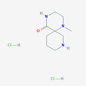 1-Methyl-1,4,8-triazaspiro[5.5]undecan-5-one;dihydrochloride