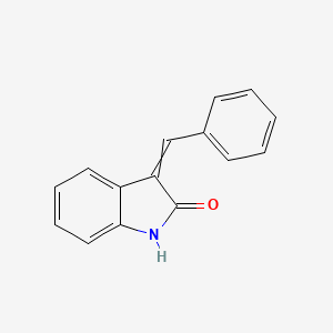 molecular formula C15H11NO B2808026 3-(phenylmethylidene)-1H-indol-2-one CAS No. 23772-61-4; 3359-49-7