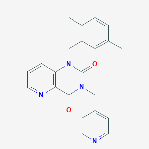 1-(2,5-dimethylbenzyl)-3-(pyridin-4-ylmethyl)pyrido[3,2-d]pyrimidine-2,4(1H,3H)-dione