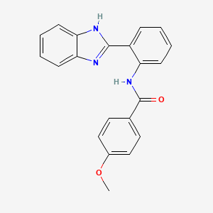 N-(2-(1H-benzo[d]imidazol-2-yl)phenyl)-4-methoxybenzamide
