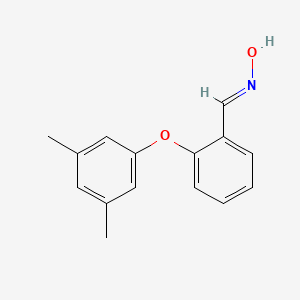 molecular formula C15H15NO2 B2808139 [2-(3,5-Dimethylphenoxy)phenyl](hydroxyimino)methane CAS No. 449778-77-2