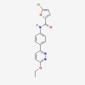 5-bromo-N-(4-(6-ethoxypyridazin-3-yl)phenyl)furan-2-carboxamide
