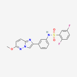 2,5-difluoro-N-(3-(6-methoxyimidazo[1,2-b]pyridazin-2-yl)phenyl)benzenesulfonamide