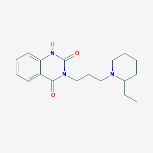 molecular formula C18H25N3O2 B2808465 3-(3-(2-ethylpiperidin-1-yl)propyl)quinazoline-2,4(1H,3H)-dione CAS No. 2309313-59-3