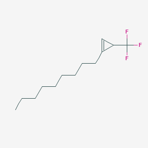 molecular formula C13H21F3 B2808527 1-Nonyl-3-(trifluoromethyl)cycloprop-1-ene CAS No. 1236146-62-5