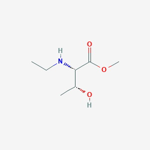 molecular formula C7H15NO3 B2808544 methyl (2S,3R)-2-(ethylamino)-3-hydroxybutanoate CAS No. 1955474-57-3