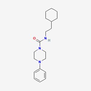 N-(2-cyclohexylethyl)-4-phenylpiperazine-1-carboxamide