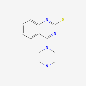 4-(4-Methylpiperazino)-2-(methylsulfanyl)quinazoline