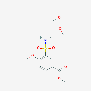 Methyl 3-[(2,3-dimethoxy-2-methylpropyl)sulfamoyl]-4-methoxybenzoate