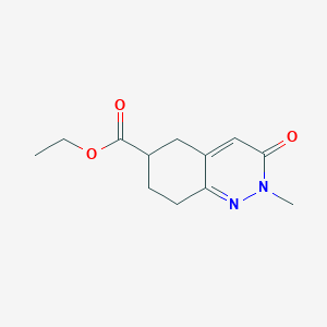 Ethyl 2-methyl-3-oxo-2,3,5,6,7,8-hexahydrocinnoline-6-carboxylate