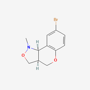 (3As,9bR)-8-bromo-1-methyl-3,3a,4,9b-tetrahydrochromeno[4,3-c][1,2]oxazole