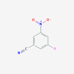 molecular formula C7H3IN2O2 B2808628 3-Iodo-5-nitrobenzonitrile CAS No. 49674-30-8
