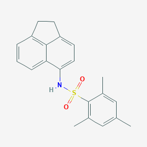 molecular formula C21H21NO2S B280870 N-(1,2-dihydro-5-acenaphthylenyl)-2,4,6-trimethylbenzenesulfonamide 