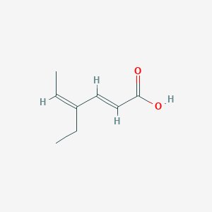 molecular formula C8H12O2 B2808708 (2E,4Z)-4-ethylhexa-2,4-dienoic acid CAS No. 53380-18-0