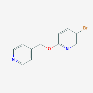molecular formula C11H9BrN2O B2808739 5-Bromo-2-(pyridin-4-ylmethoxy)pyridine CAS No. 2092591-24-5