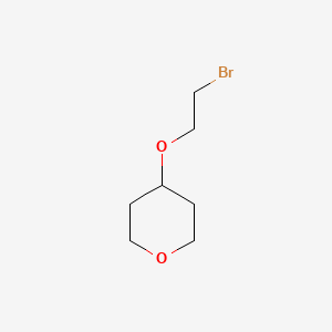 molecular formula C7H13BrO2 B2808746 4-(2-bromoethoxy)tetrahydro-2H-pyran CAS No. 1247111-63-2