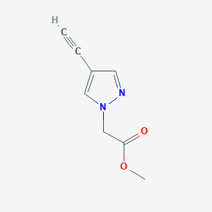B2808754 methyl (4-ethynyl-1H-pyrazol-1-yl)acetate CAS No. 1823783-45-4