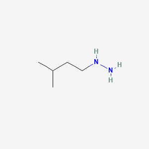 molecular formula C5H14N2 B2808768 (3-Methylbutyl)hydrazine CAS No. 66557-84-4