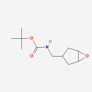 molecular formula C11H19NO3 B2808807 Tert-butyl N-(6-oxabicyclo[3.1.0]hexan-3-ylmethyl)carbamate CAS No. 1822978-75-5