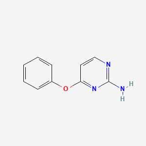 molecular formula C10H9N3O B2808811 4-Phenoxypyrimidin-2-amine CAS No. 882767-05-7