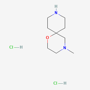 4-Methyl-1-oxa-4,9-diazaspiro[5.5]undecane dihydrochloride