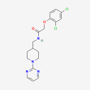 2-(2,4-dichlorophenoxy)-N-((1-(pyrimidin-2-yl)piperidin-4-yl)methyl)acetamide