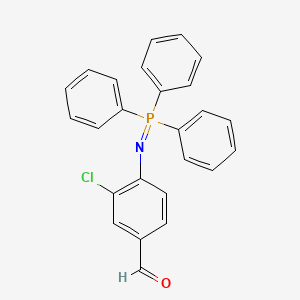 3-Chloro-4-[(triphenyl-lambda5-phosphanylidene)amino]benzaldehyde