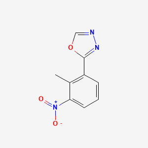 2-(2-Methyl-3-nitrophenyl)-1,3,4-oxadiazole