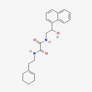 N1-(2-(cyclohex-1-en-1-yl)ethyl)-N2-(2-hydroxy-2-(naphthalen-1-yl)ethyl)oxalamide