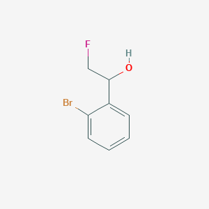 molecular formula C8H8BrFO B2808856 1-(2-Bromophenyl)-2-fluoroethanol CAS No. 1784354-68-2