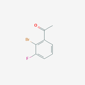 molecular formula C8H6BrFO B2808857 1-(2-Bromo-3-fluorophenyl)ethanone CAS No. 161957-58-0