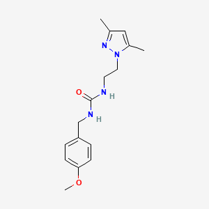 1-(2-(3,5-dimethyl-1H-pyrazol-1-yl)ethyl)-3-(4-methoxybenzyl)urea